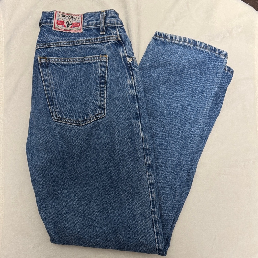Rockies Vintage LOOSE Jeans in Blue Denim